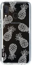 Casetastic Softcover Samsung Galaxy A20e (2019) - Pineapples Outline