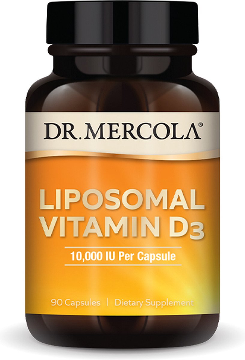 Goedkoopste Dr. Mercola - Liposomal Vitamin D3 - 10.000 IU - 90 capsules