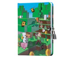 foto van Minecraft: Mobs Glow-In-The-Dark Lock & Key Diary