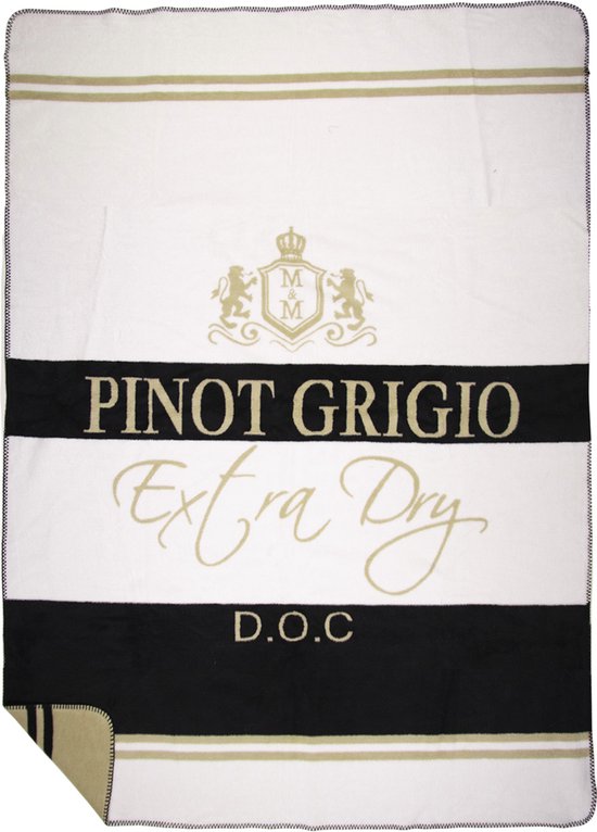 plaid wijn pinot grigio beige 150x200cm