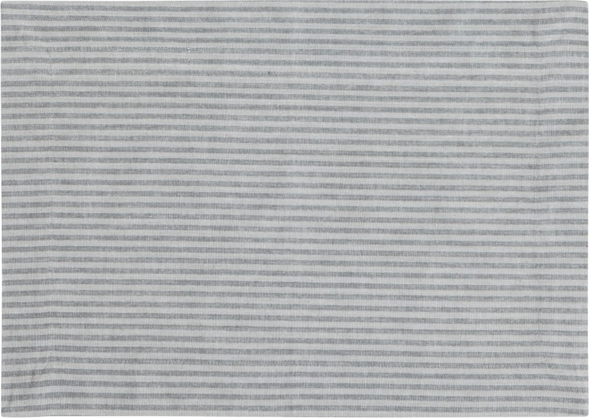 Medium Fine Stripe Placemat donker grijs 35x50cm (set of 4)