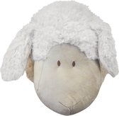 knuffel schaap wandkop 40cm