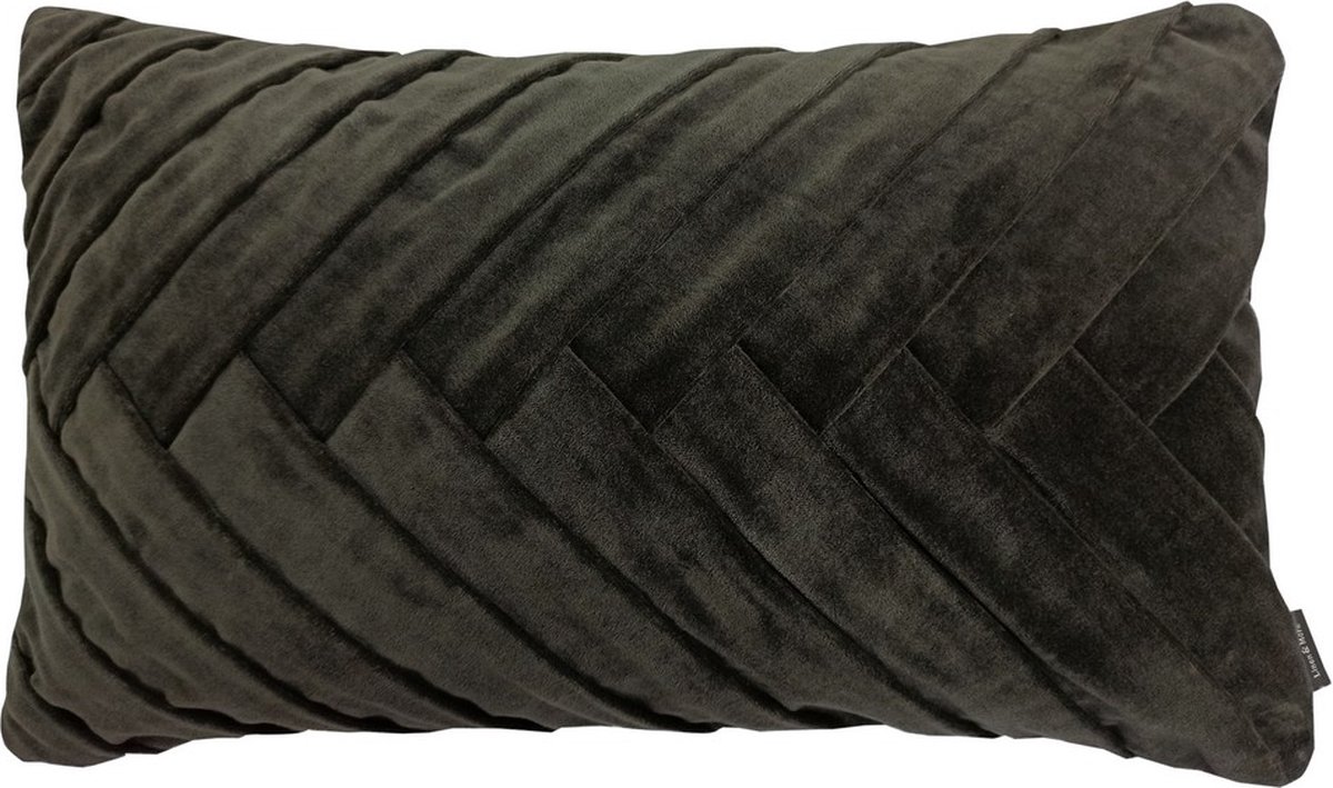 Linen & More Folded Bruin Kussen -30 X 50