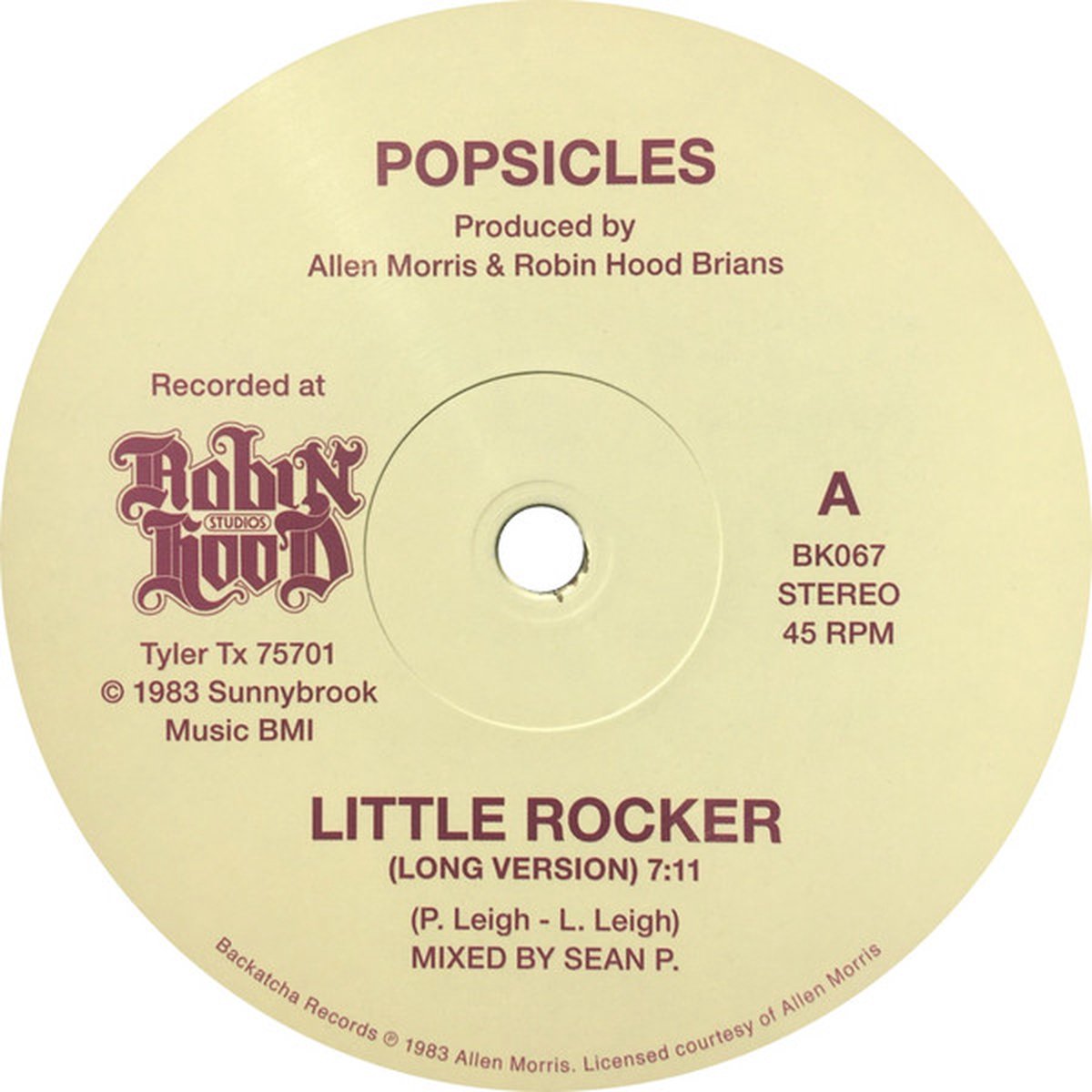 Popsicles – Little Rocker - 12 " reissue