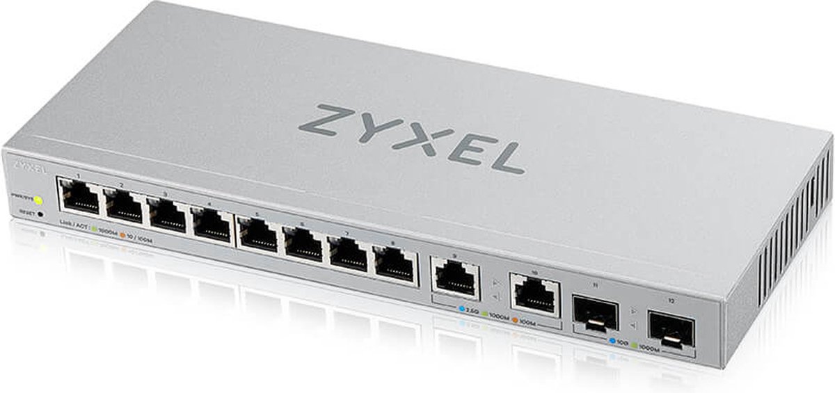 XGS1210-12 V2 12-Port Managed MultiGig Switch 8-Ports