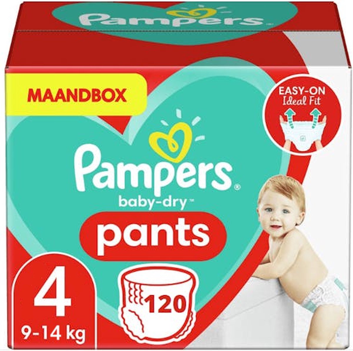 Pampers Baby Dry Pants - Maat 4 - 120 Luierbroekjes