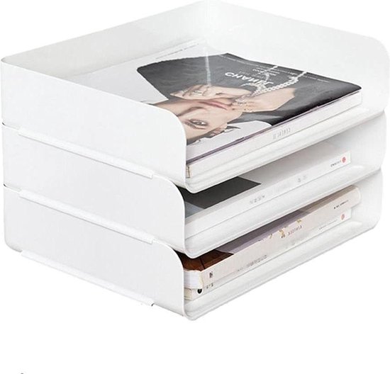 Verstelbare houten bureau-organizer - Aanpasbare opbergmodule voor een