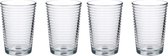 Luxe Drinkglazen - 200ml/20cl - (4 Stuks) - Drinkglas - Limonadeglazen - Glas - Hoogwaardige kwaliteit - Glazenset - Drinkglazen