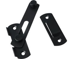 Overslag slot - 100 x 70mm - Zwart