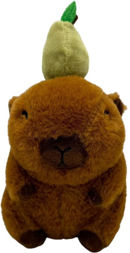 Capibara met Pizza Pluche Knuffel 24 cm kopen