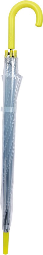 Clayre & Eef Parapluie pour adultes 80 cm Transparent Plastique