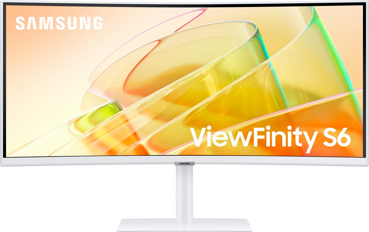 SAMSUNG Viewfinity S6 LS34C650TAUXEN - 34 inch - 3440 x 1440 (Ultrawide Quad HD) - VA-paneel - in hoogte verstelbaar