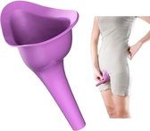 Pitch and Trek® Urinoir voor Vrouwen - Reis-Urineapparaat en Plas-Trechter voor Vrouwen - Discrete Draagtas - Kamperen, Wandelen, Buitenactiviteiten en Meer