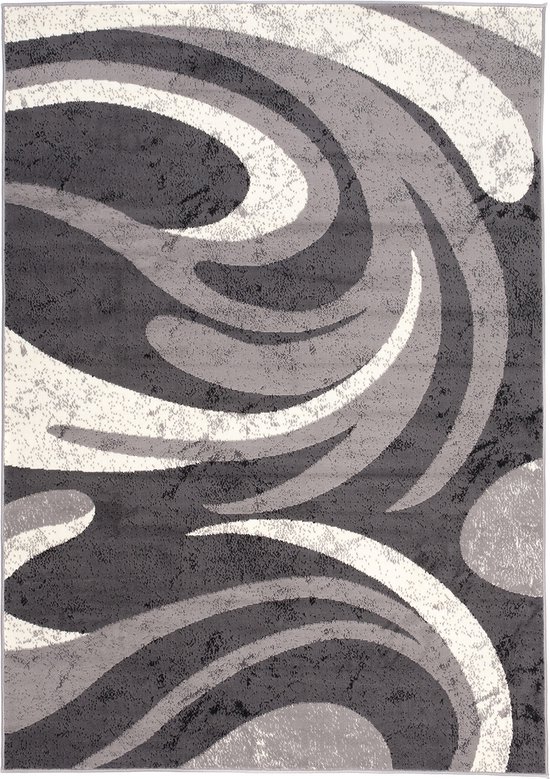 Tapiso Dream Tapis Grijs Abstrait Moderne Salon Tapis Taille - 140x200
