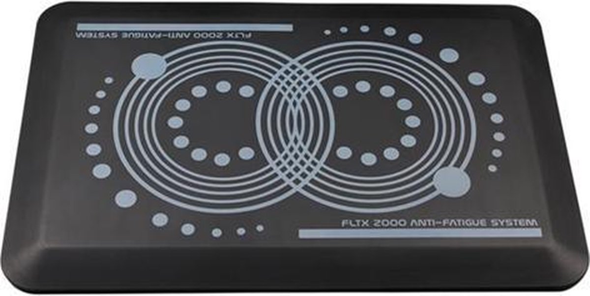 Ergonomische anti vermoeidheidsmat - 50 x 80 cm - Zwart