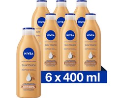 NIVEA Bodylotion Bronze Effect - 6 x 400 ml - Voordeelverpakking