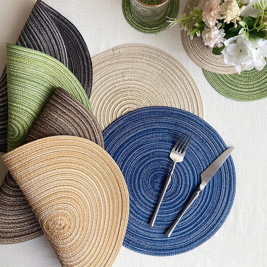 Upgrade je tafelsetting met duurzame gras placemats voor huis & tuin
