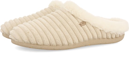 Hot Potatoes 92202 Sloffen Dames - Off-White - Maat 41