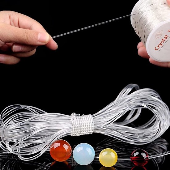 Perles Miyuki Bobine Fil Nylon Transparent IPEA 0,25mm - 5000m Pour Bijoux, Couture | Fil Invisible Résistant Fil Bracelet