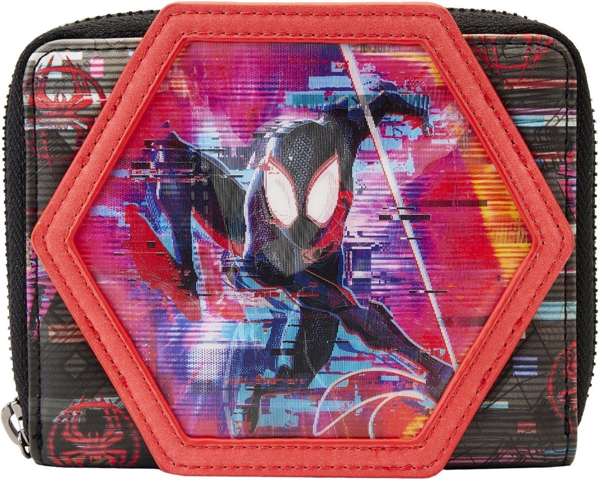 Loungefly: Marvel - Across the Spiderverse Lenticular Zip Around Wallet