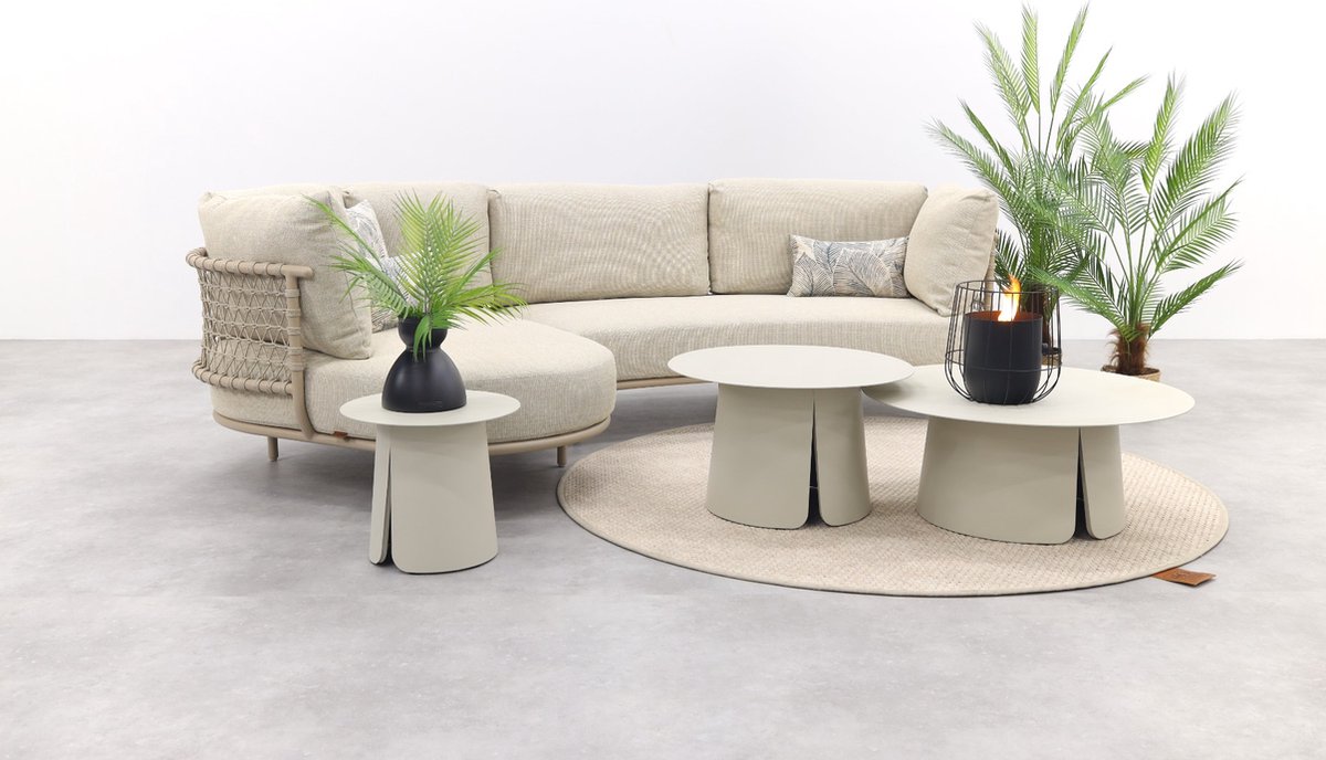 4 Seasons Sardinia/Velora loungeset - Latte (5-delig)