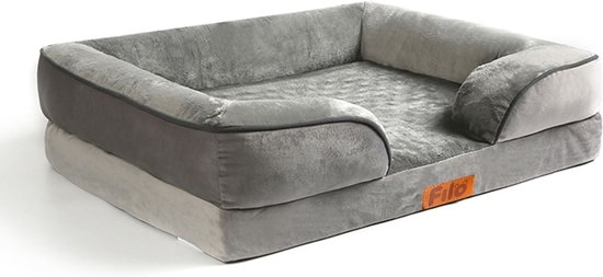 Filo Orthopedische Hondenmand Klein (M 70 x 58) - Wasbaar met Rits - Orthopedisch Hondenkussen - Hondenbed - Honden Mand & Bed – Kussen Hond - Dog Bed - 70 x 55 cm