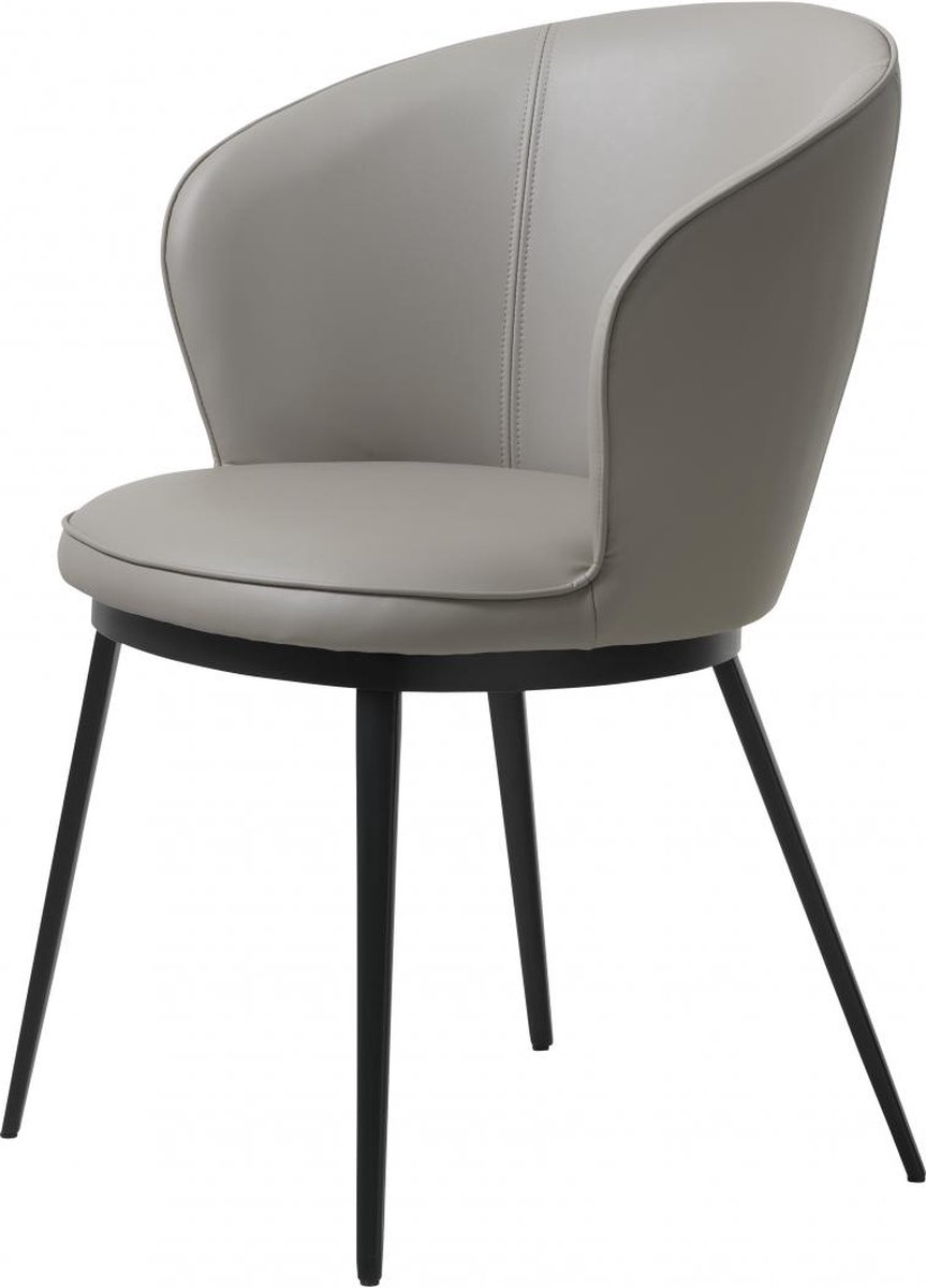 Nordic Home - Arvid armstoel - leer - taupe