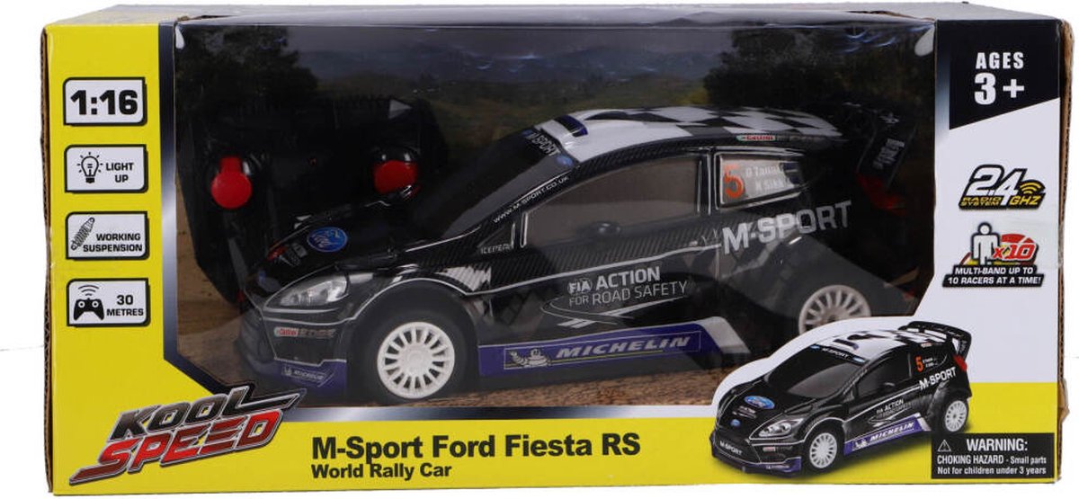 Kool speed Radiografisch Bestuurbare Auto Ford 1:16 2.4G Fiesta Rs Wrc