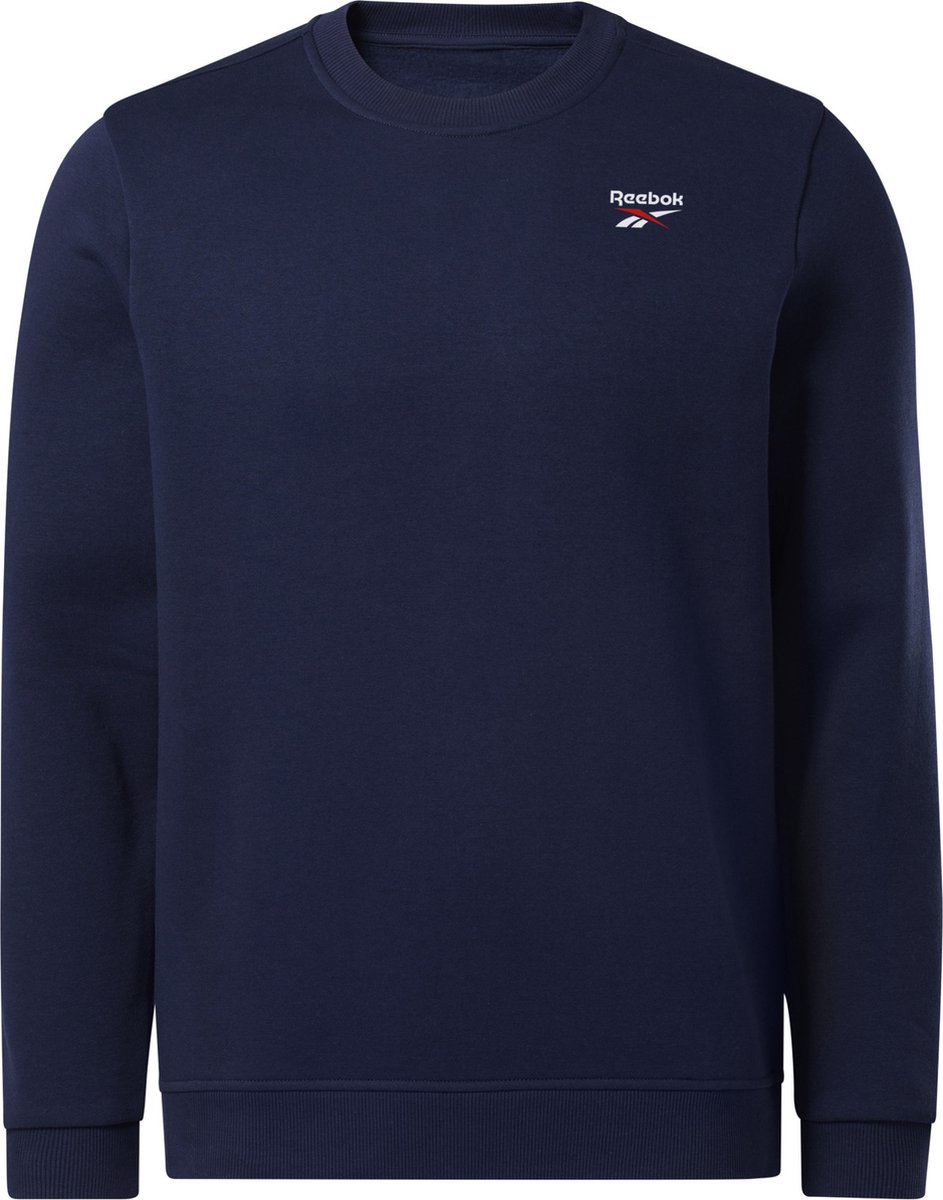 Reebok REEBOK IDENTITY SMALL LOGO FLEECE CREW Heren Sporttrui Blauw