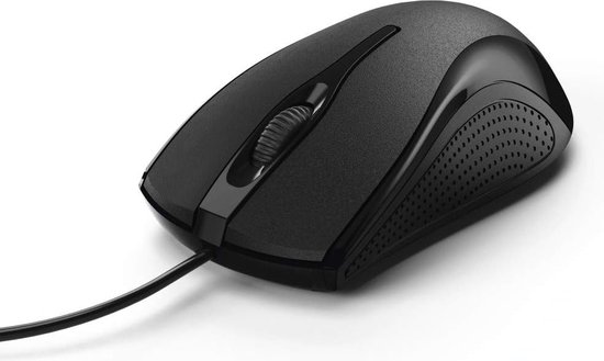 StayPowered Computermuis - Betrouwbare en gebruiksvriendelijke navigatie - Eenvoudige bediening - Snelle installatie - Perfect voor werk - Geschikt voor iedereen - Symmetrisch ontwerp - 1000 dpi - Zwart - Levering Sneller dan Aangegeven!