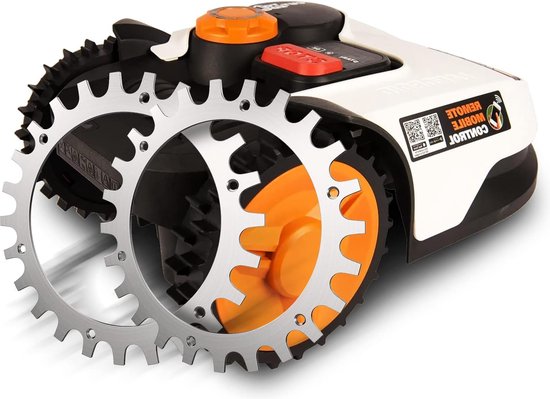 SWAWIS Robotmaaier, spikes, zwart, 205 mm, met 14 x schroeven