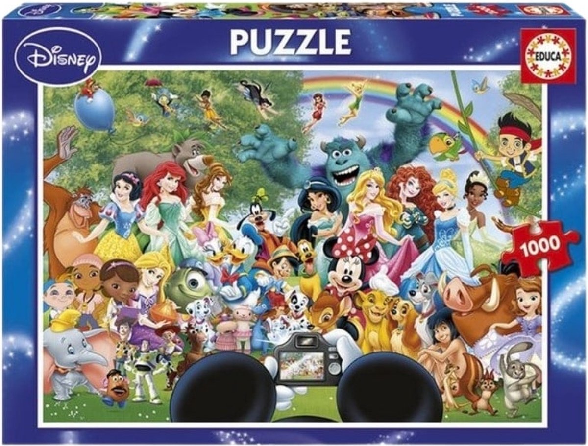 Educa - De wondere wereld van Disney II - 1000 stukjes