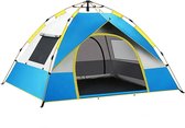 Picknick Tent voor 2 personen | Blauw | Pop Up Tent | Automatische tent snel opzetten voor festival, picknicken, strand en camperen - tent opzetbaar in 3 seconden