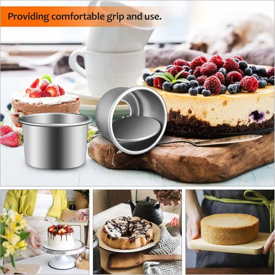 Aluminium Wegwerpbakjes - 50 Stuks - Rond - 7cm - Taartvorm - Pastel De Nata Quichebakje