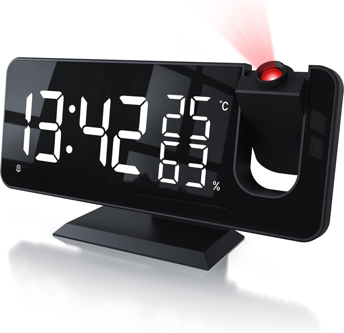 Solacis Wekkerradio Met Projectie - Wekkerradio - Digitale wekker - Wekkerradio kinderen - Wekker met projectie op plafond - Must have!
