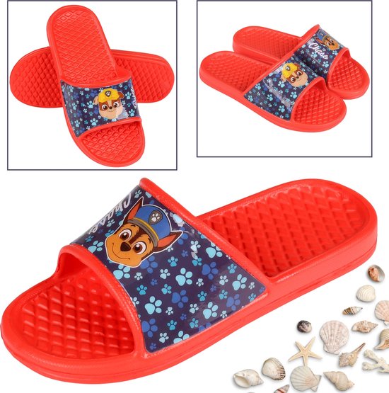 PAW Patrol kinder slipper met Chase Blauw