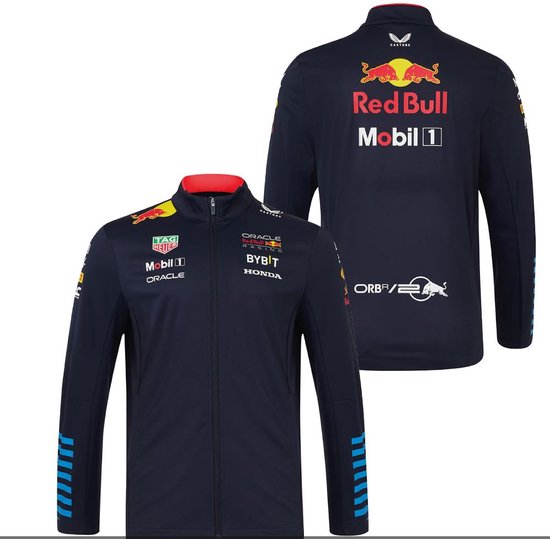 Red Bull Racing Teamline Softshell Jas 2024 XXXXL - Max Verstappen Jas - Formule 1 van Red Bull — afbeelding 3