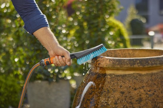 GARDENA Cleansystem handborstel S Hard - met slangaansluiting van GARDENA — afbeelding 2