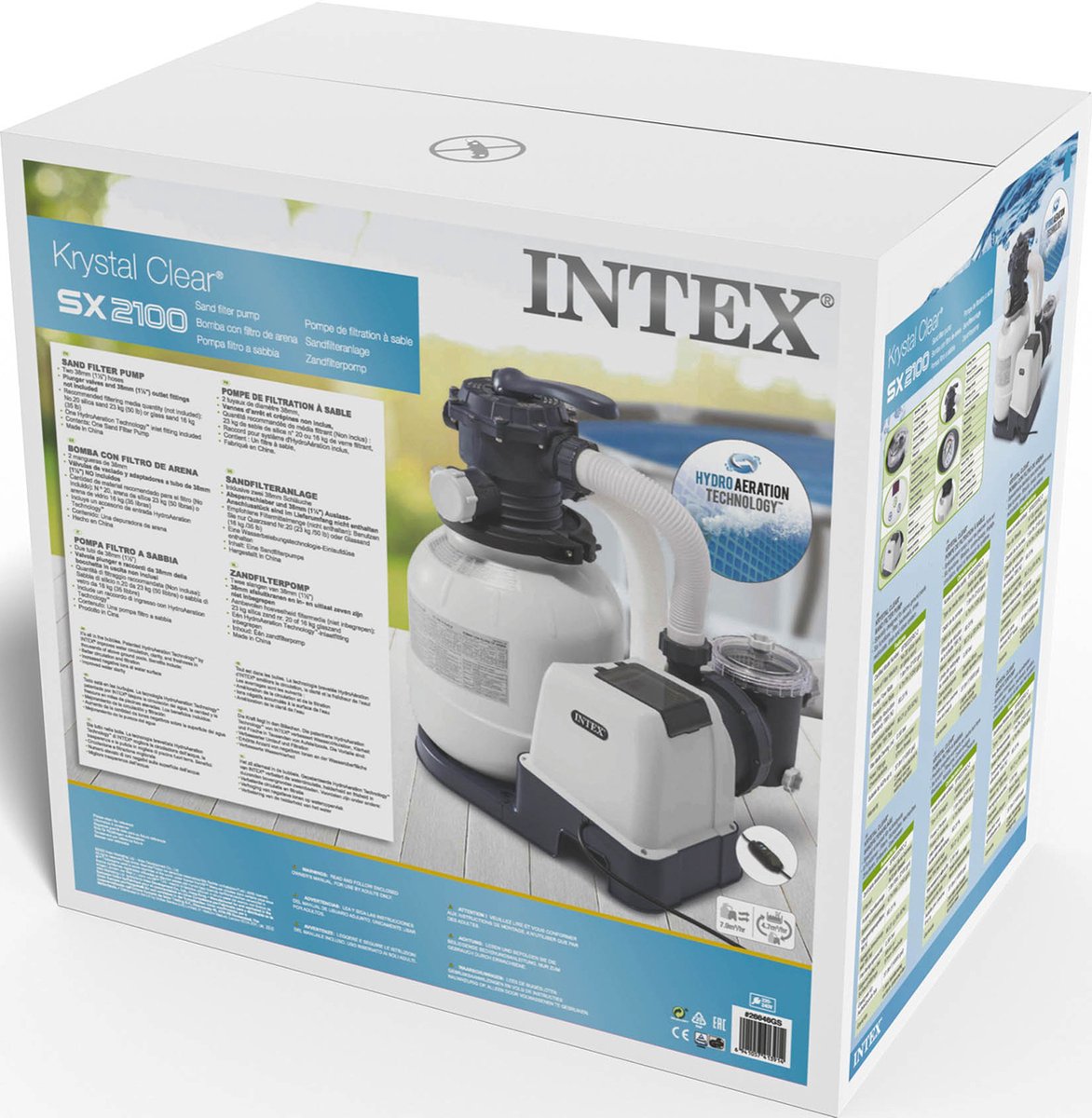 Intex Zand Filter Pomp SX2100 - 7.900L/u - Voor zwembaden tot 37.800L — afbeelding 7