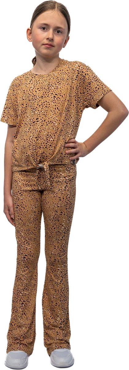 Cars Jeans Broek Lumi Flared Jr. - Meisjes - CAMEL - (maat: 176)