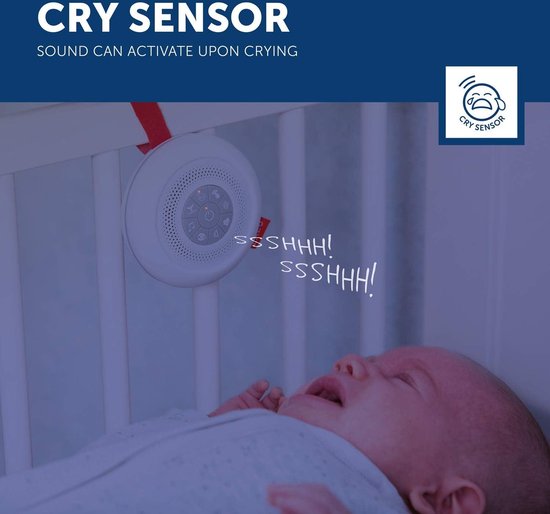 The Baby Shusher Suzy - Peuter Slaaphulp & Baby Fopspeen - 7 rustgevende melodieën - hartslag en witte ruis - On-The-Go geluidsmachine - huilsensor - Variabel volume - Auto off van the — afbeelding 3