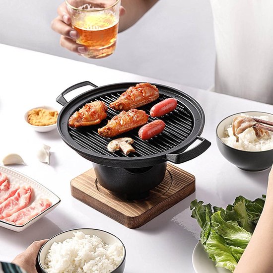 Natudeco Japanse mini-BBQ-grill, draagbare
