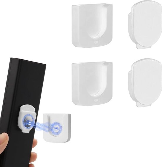 Support magnétique puissant amélioré pour télécommande – Set de 2 – Support mural avec aimant