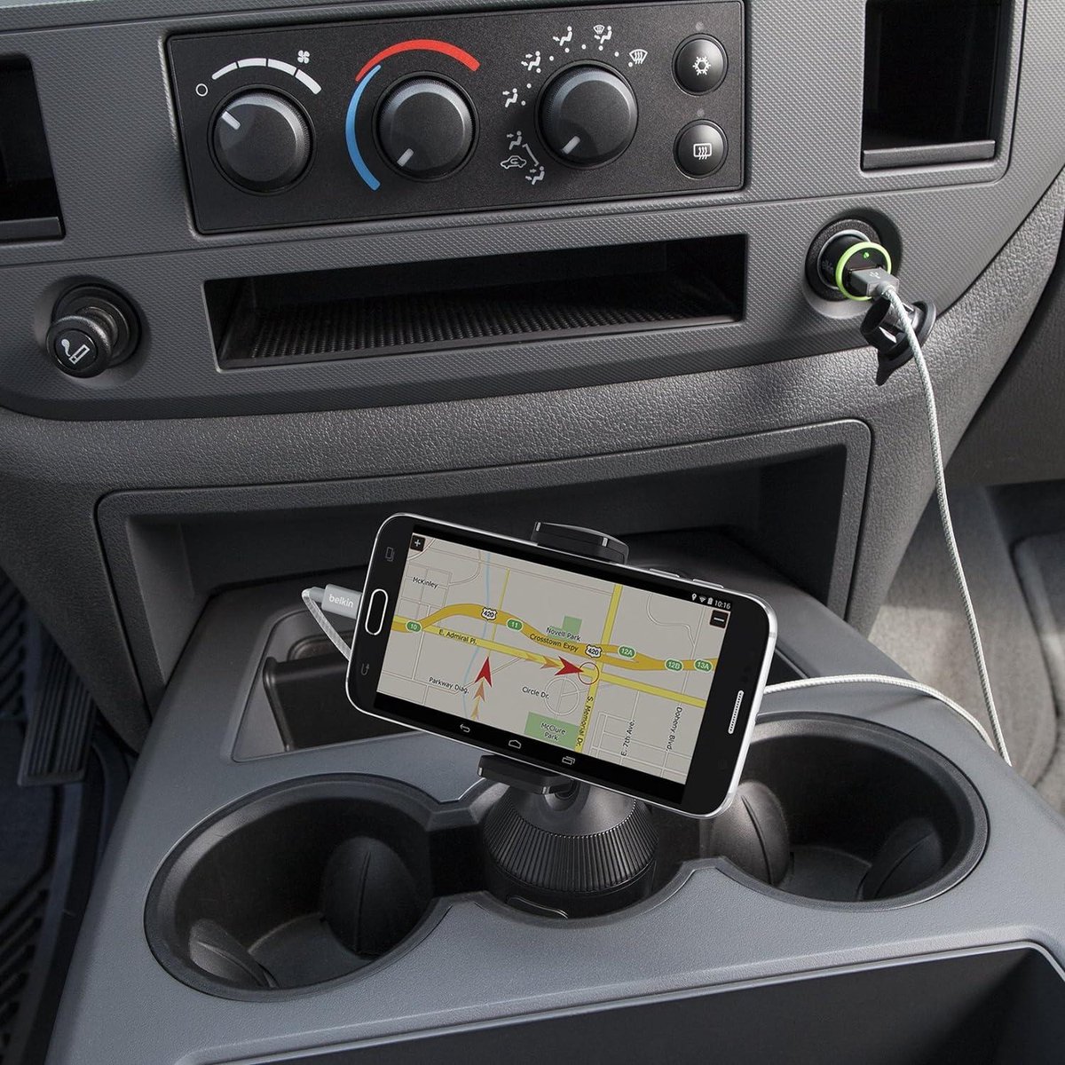 Car Cup Holder for Smartphones - iPhone 12 Pro Max XS Max XR - Belkin