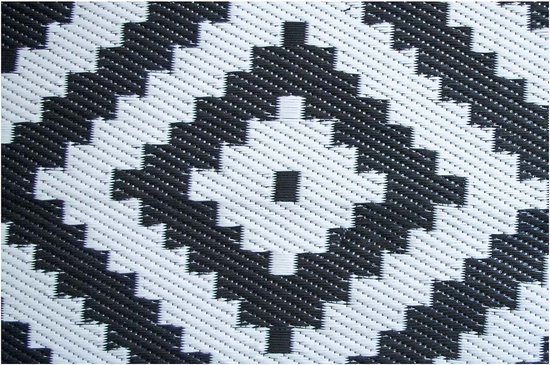 Bo-Camp - Urban Outdoor - Chill mat - Lewisham - XL - Zwart/Wit van Bo-Camp — afbeelding 3