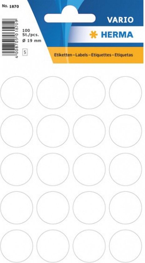 Ronde Stickers Etiketten groen 50 mm op Rol kopen? Morgen in huis! €5,95