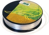 1x fil de reliure en nylon / fil d'affichage 0,3 mm x 25 mètres sur un rouleau - Transparent - fil de bijoux - fil de pêche - fil de nylon sur un rouleau
