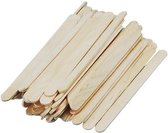 600x bâtons de glace naturelle bois artisanal 5,5 cm - bâtons artisanaux