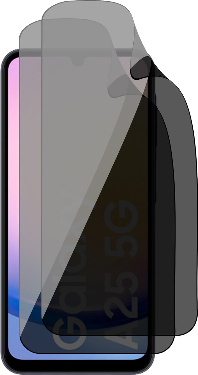 Privacy Screenprotector geschikt voor Samsung Galaxy A24 / A25 - 2x FlexGuard Screen Protector