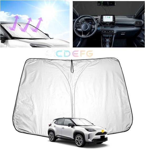 Sun Shade Covers Windshield Parasol Windscreen Sunshade for Toyota Yaris Cross 2020-2022 Car Accessories van Luchild — afbeelding 4